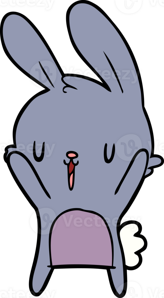 cute cartoon rabbit drawing png