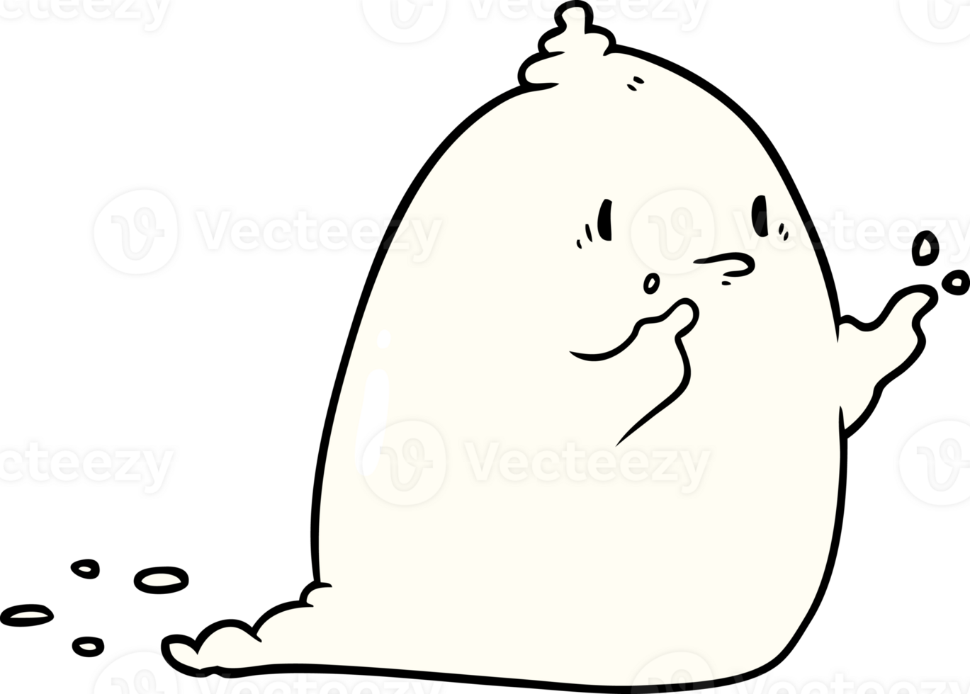 cartoon spooky ghost drawing png