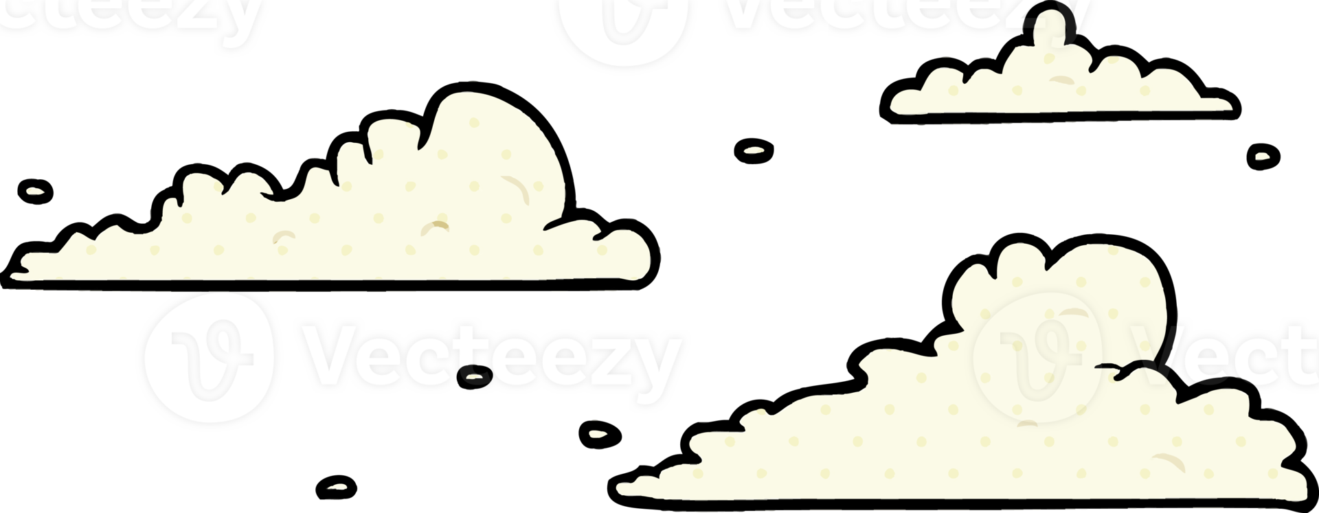 cartoon clouds drifting by drawing png