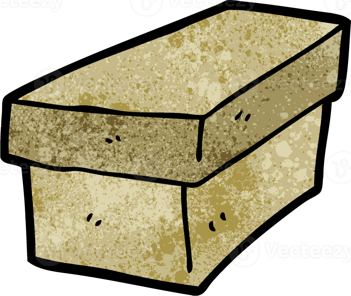 cartoon cardboard box drawing png