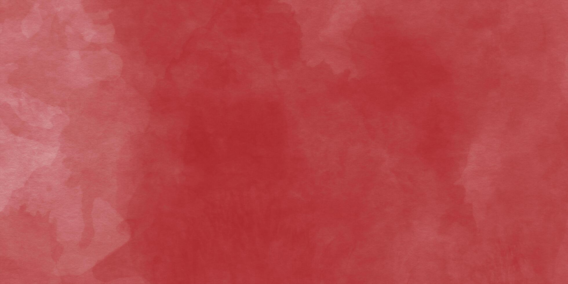 Abstract red watercolor paper background, red watercolor background with pink red and old vintage grunge texture hand drawn illustration, made by hand isolated pastel background copy space. photo