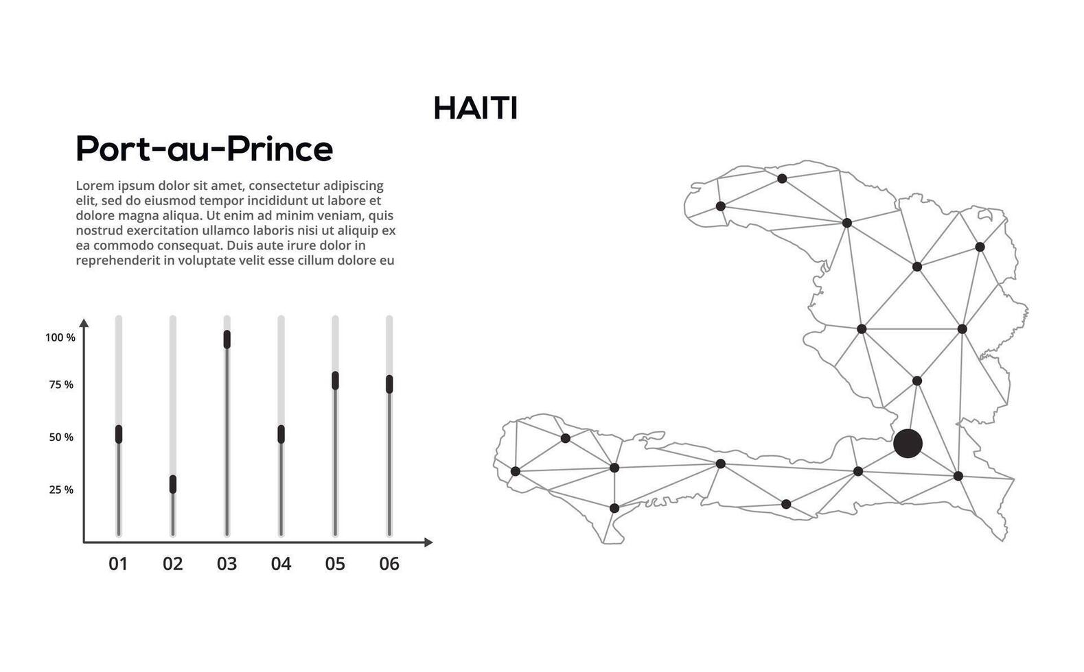 Communication network map. image of a low poly global map with city lights. Map in the form of lines and dots vector