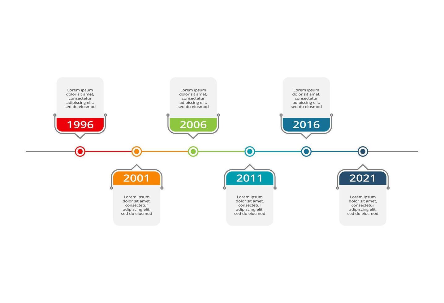 Creative concept for infographic with 6 steps, options, parts or processes. Business data visualization. vector