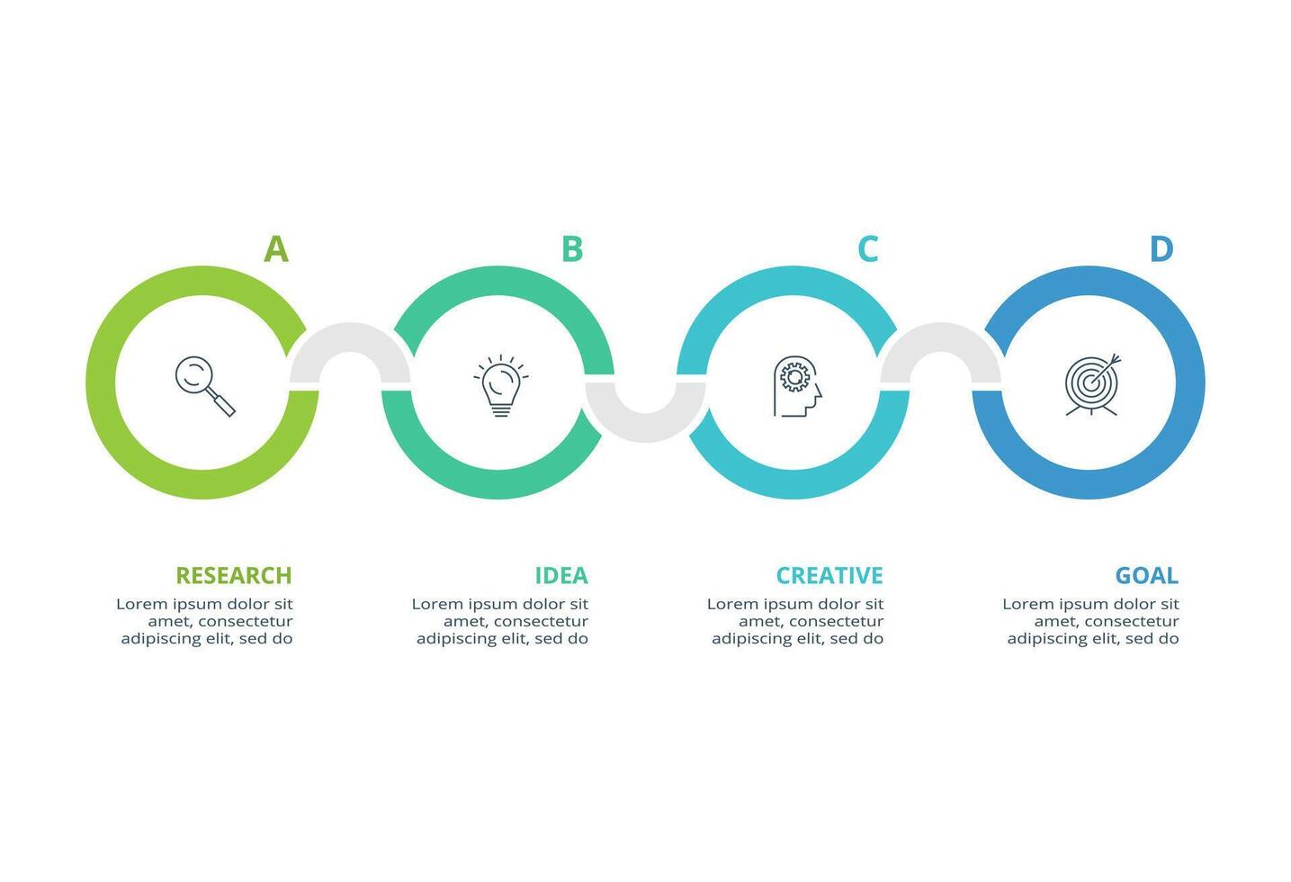 Creative concept for infographic with 5 steps, options, parts or processes. Business data visualization. vector