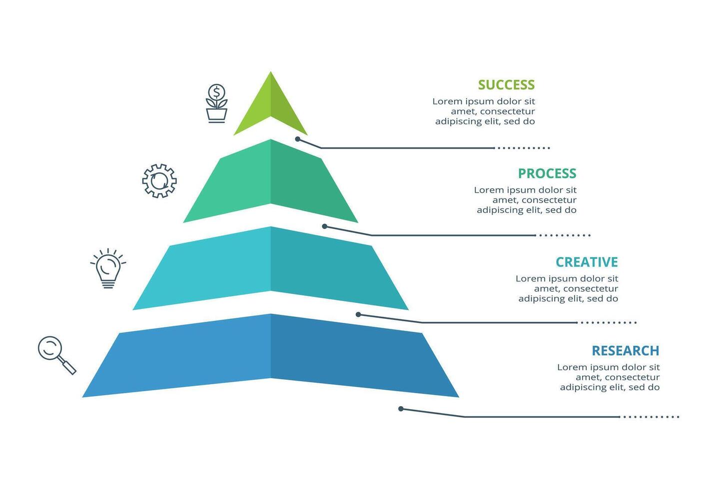 Creative concept for infographic with 5 steps, options, parts or processes. Business data visualization. vector