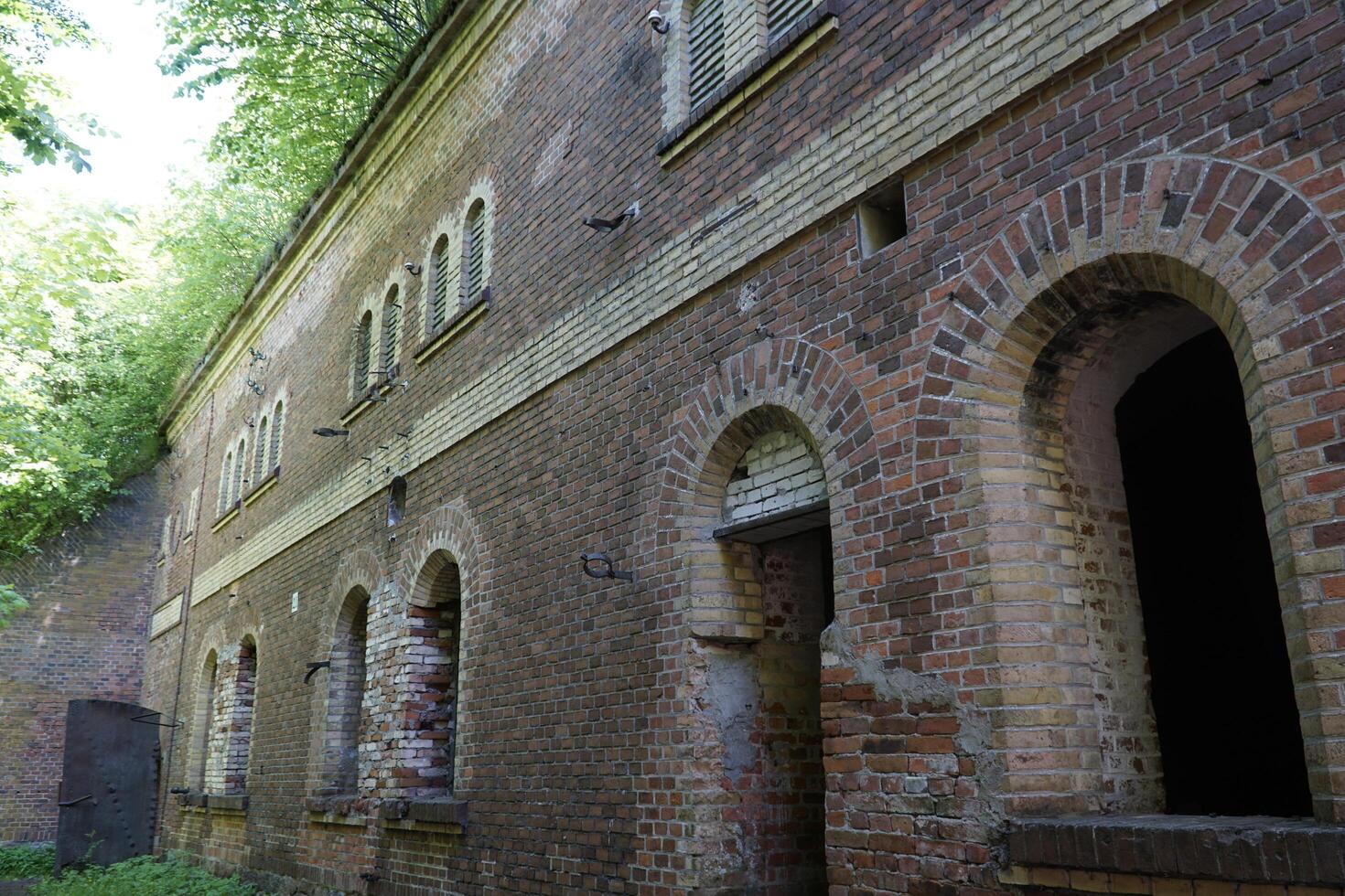 Gizycko, Poland - May 13th 2024 - Barrack building at former Prussian Boyen Fortress photo