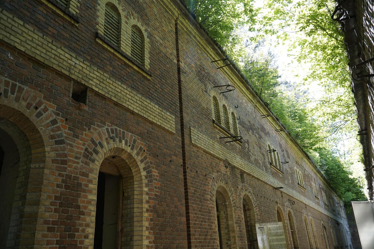 Gizycko, Poland - May 13th 2024 - Barrack building at former Prussian Boyen Fortress photo