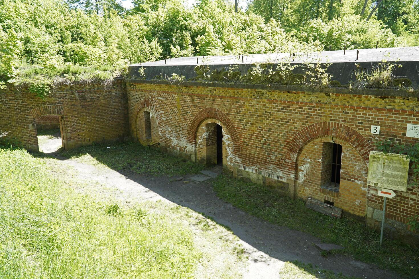 Gizycko, Poland - May 13th 2024 - Embankments at former Prussian Boyen Fortress photo