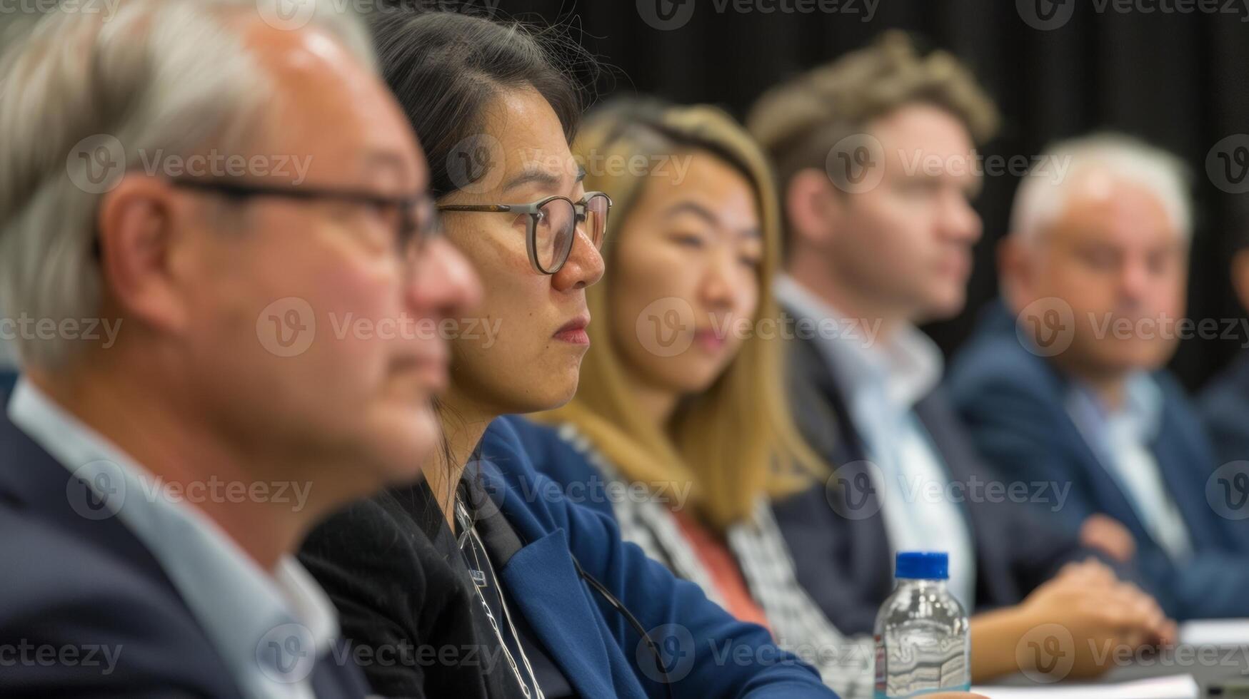A panel of experts discussing the latest research and advancements in brain health during a seminar photo