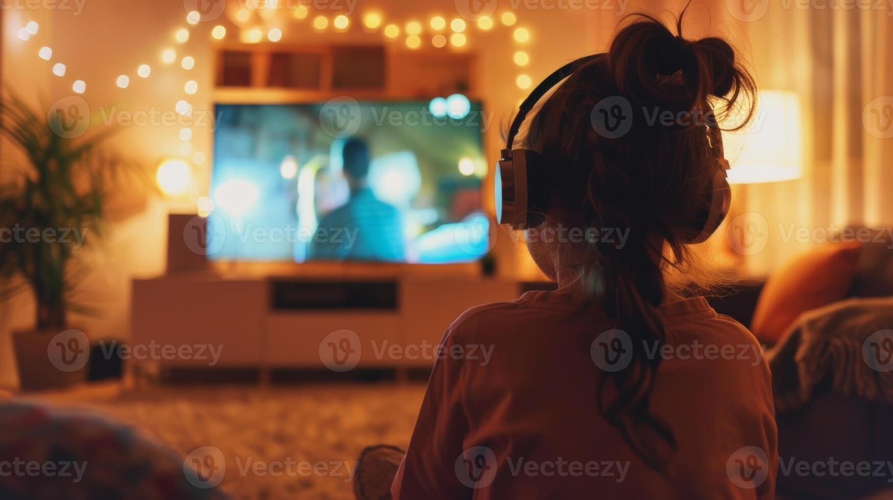A person presenting a personalized recording of stories and messages to their family at a special event bringing everyone together through their shared memories photo