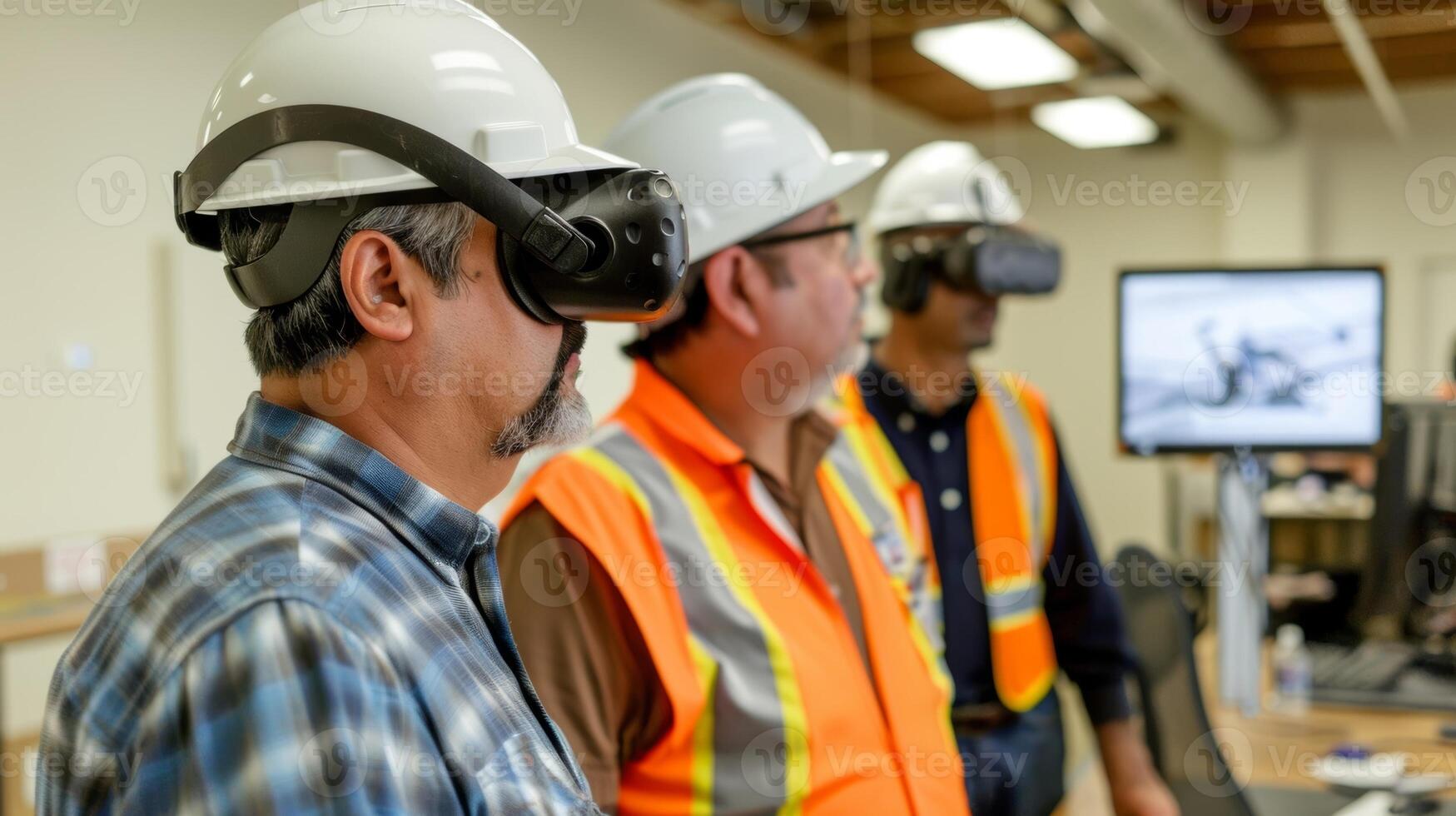 Participants are given handson training on the latest virtual reality software allowing them to visualize and plan construction projects in a virtual environment photo