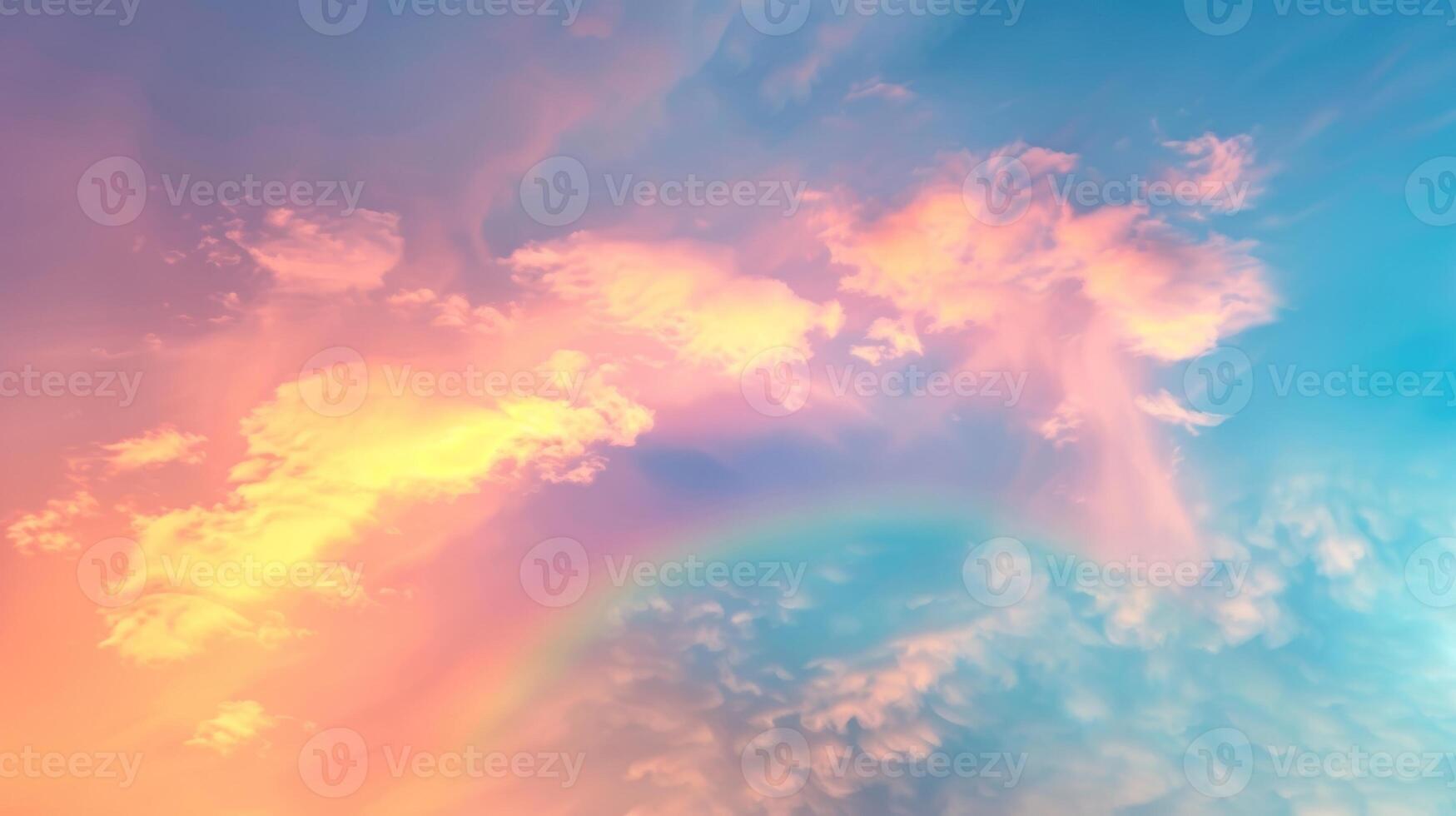 A fleeting moment of magic where the sun transforms the clouds into a canvas of vivid colors creating a circumhorizontal arc photo