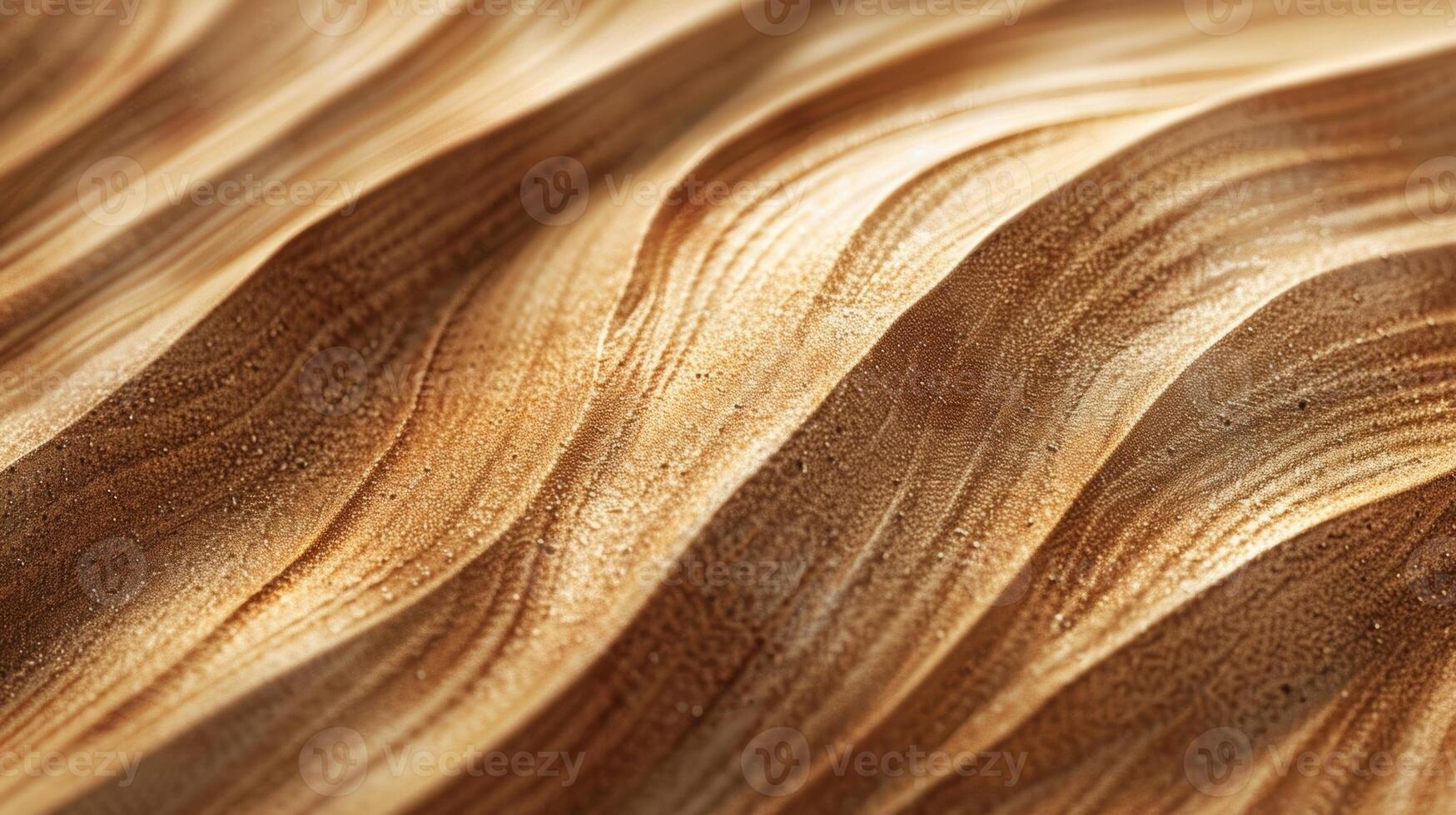 The fine grains of sand create a velvety texture resembling delicate brushstrokes in shades of brown and tan photo