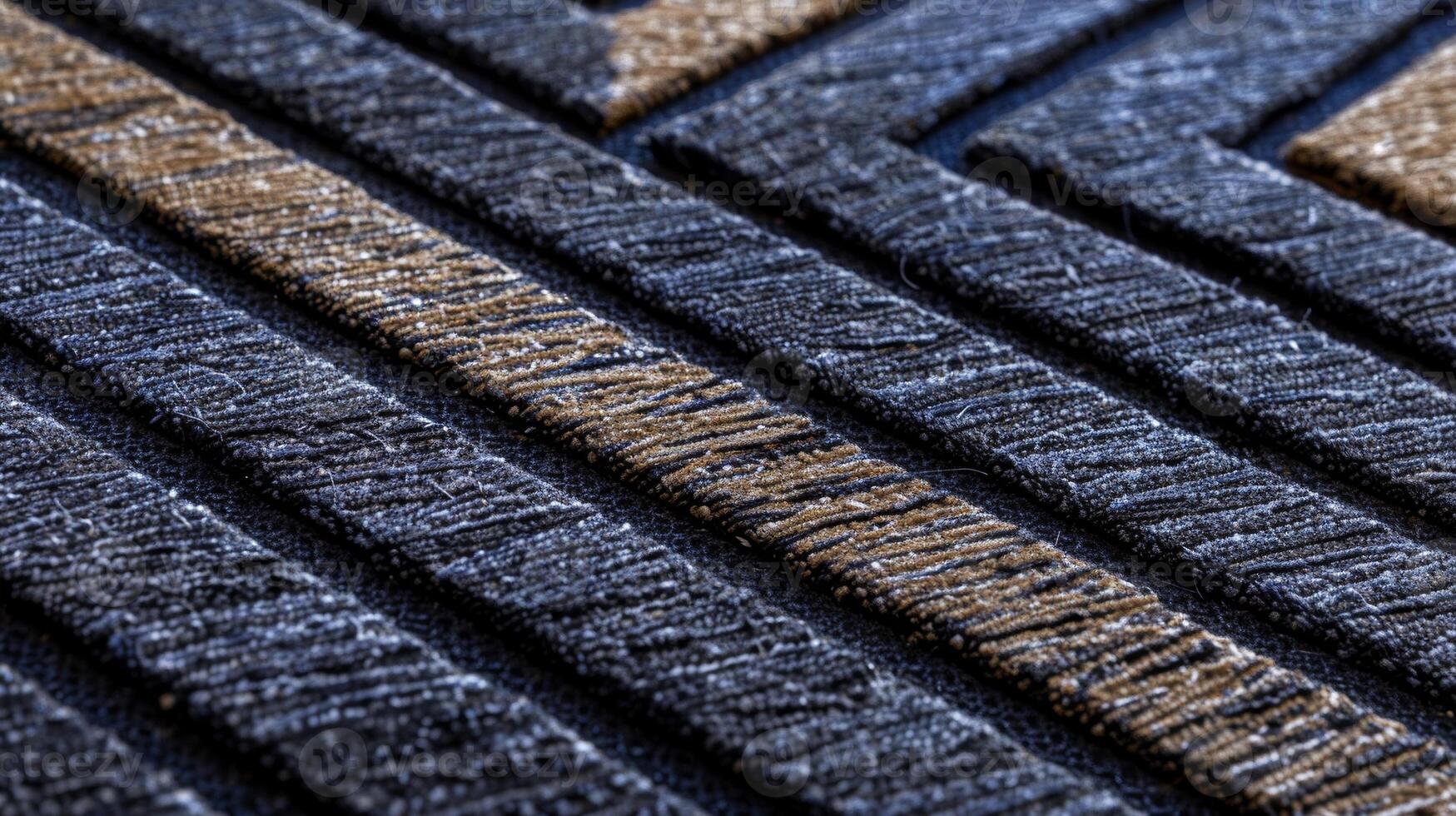 A closeup shot of a mat featuring a combination of diagonal and horizontal lines creating a visually appealing pattern while also ensuring slip resistance photo