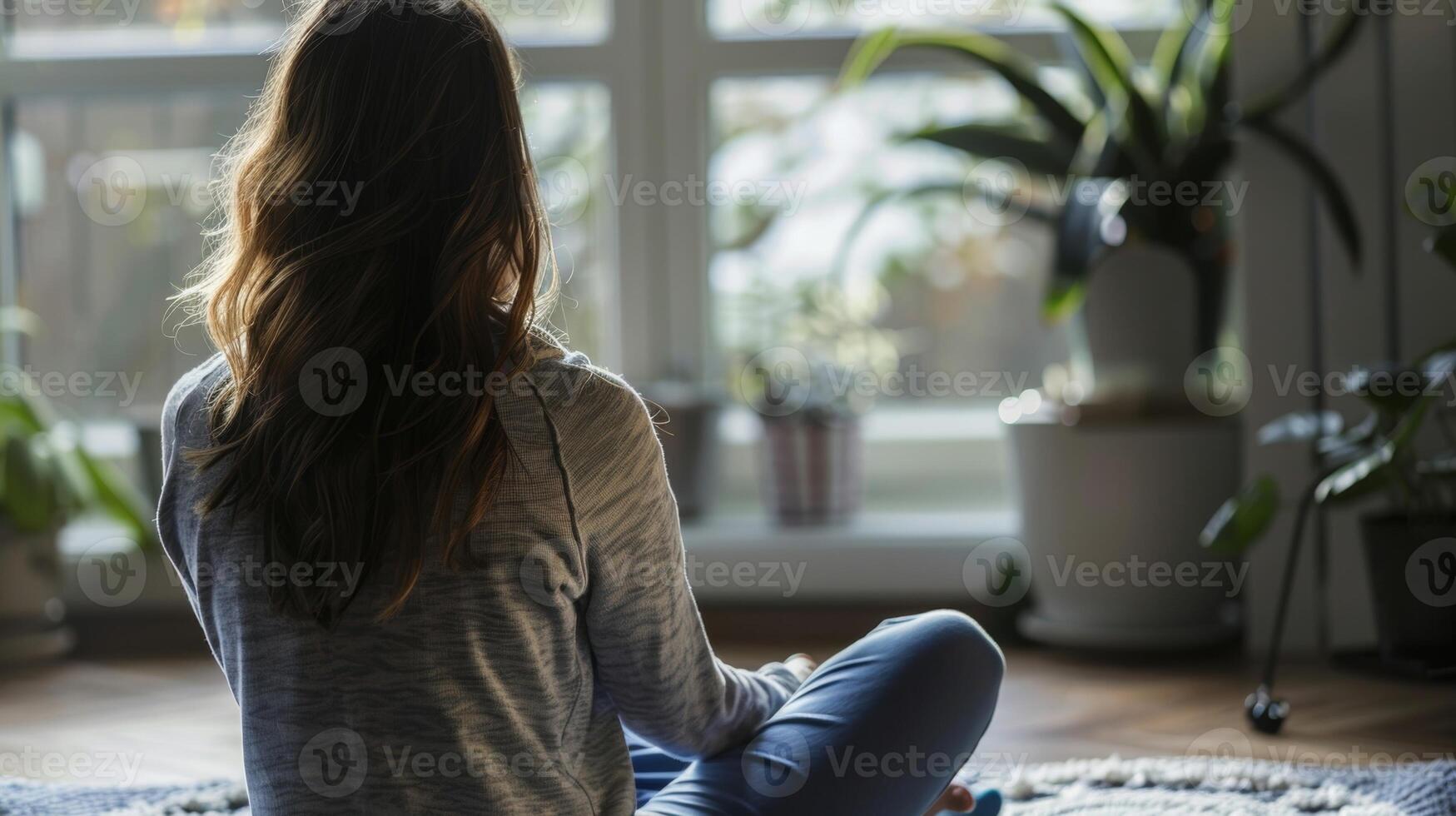 A person practicing and tracking their mindfulness techniques as part of their personalized mental health plan photo