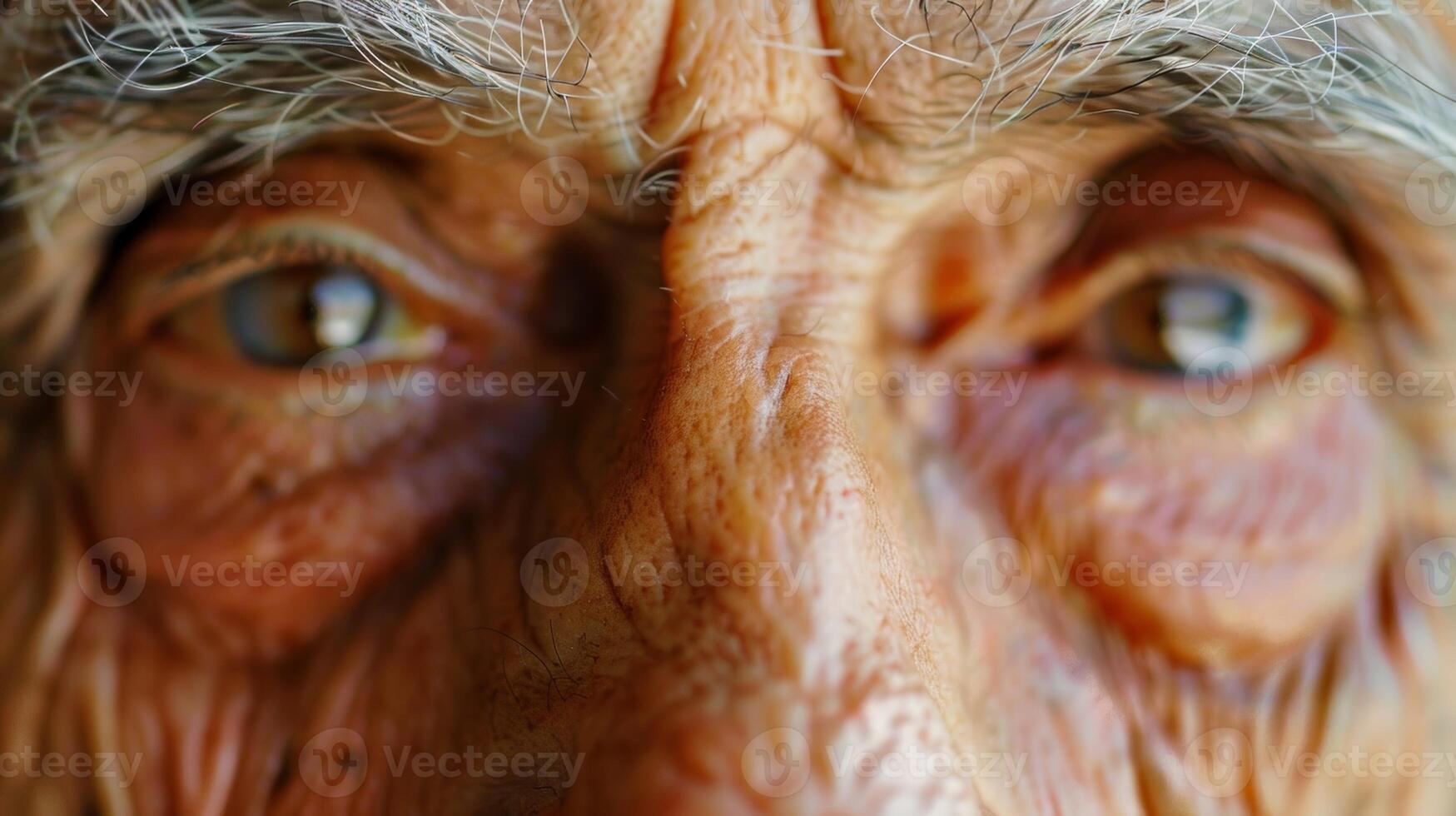 A closeup of an elderly persons face eyebrows furrowed in concentration as they draw photo