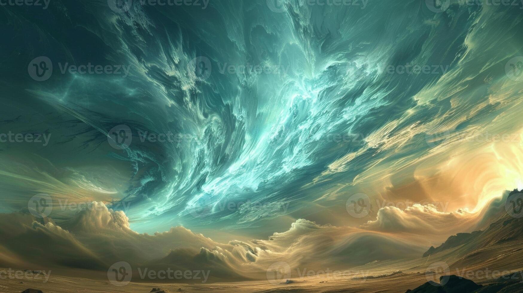 In some regions ancient cultures believed that katabatic winds were the work of powerful spirits blowing down from the heavens photo