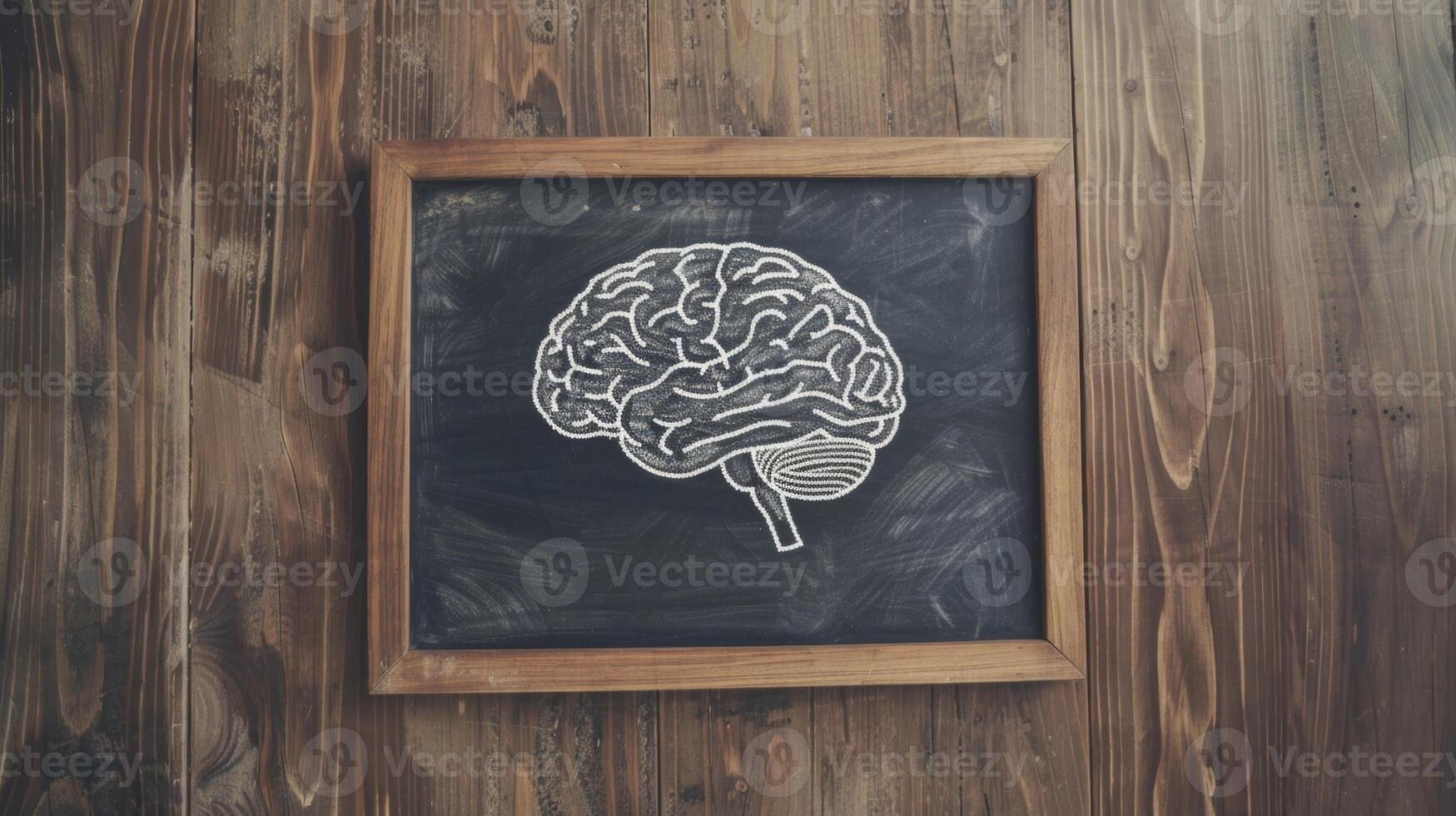 A whiteboard with the words cognitive decline crossed out and brain health written in its place photo