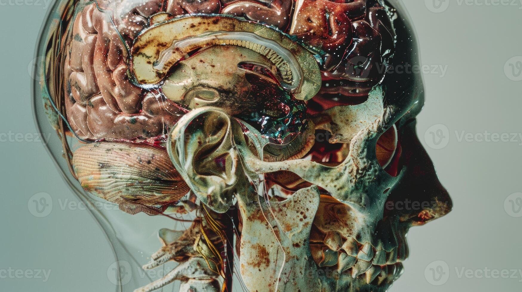A before and after image of an individuals brain after following a personalized health plan photo