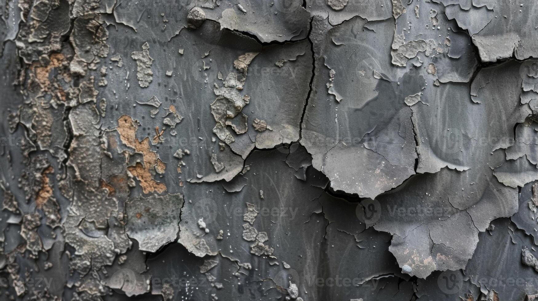 Rough and uneven edges where the rubber coating has been peeled apart giving way to a bumpy underside photo