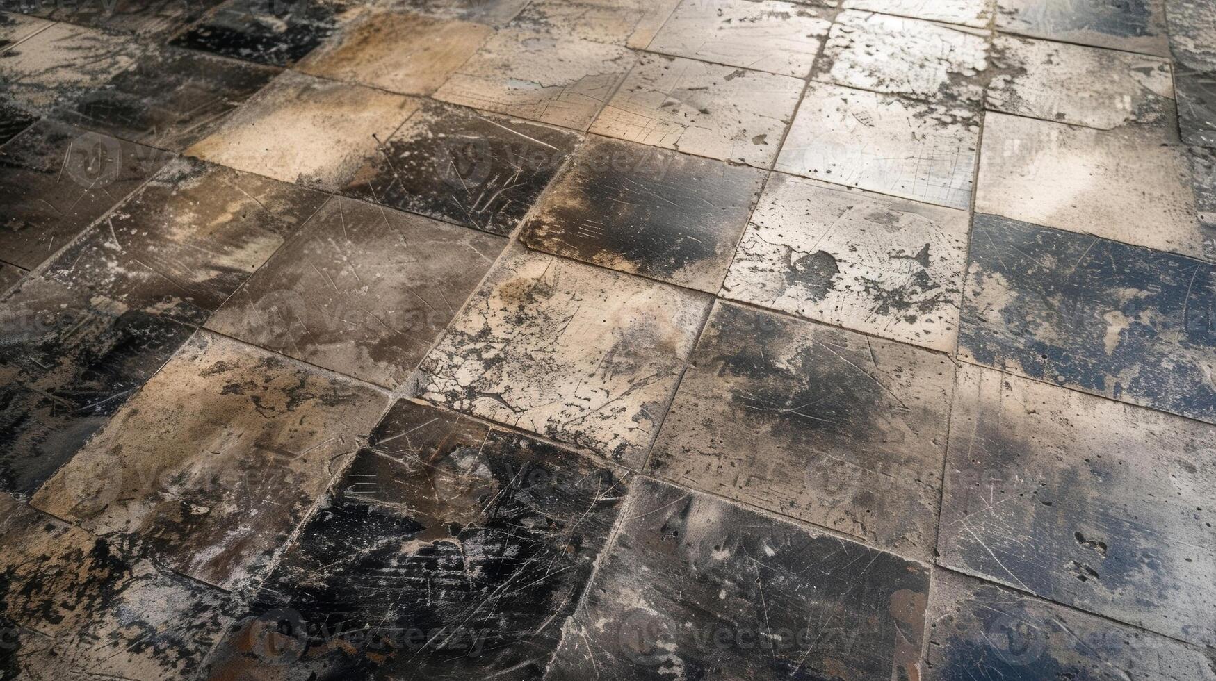 The rough concrete floor is covered in a patchwork of dark and light patches adding a slightly vintage and rustic feel to the overall texture photo
