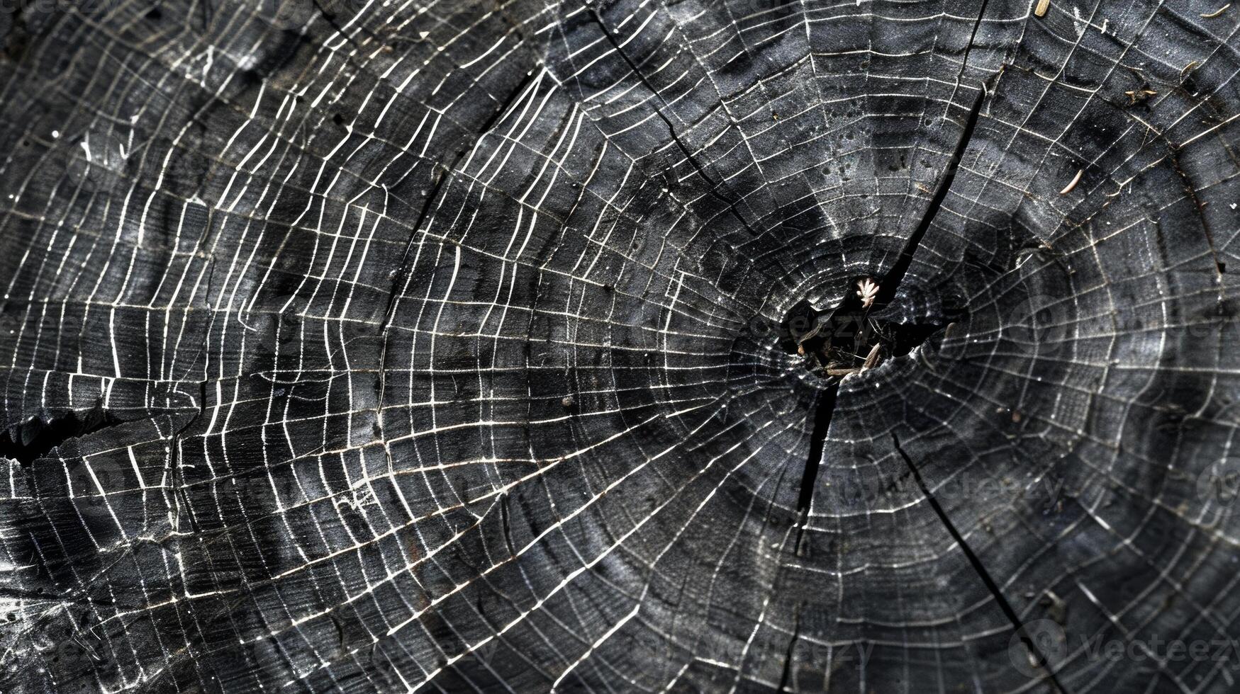 Fine lines etched across the surface like intricate spider webs telling the story of the woods gradual decomposition photo