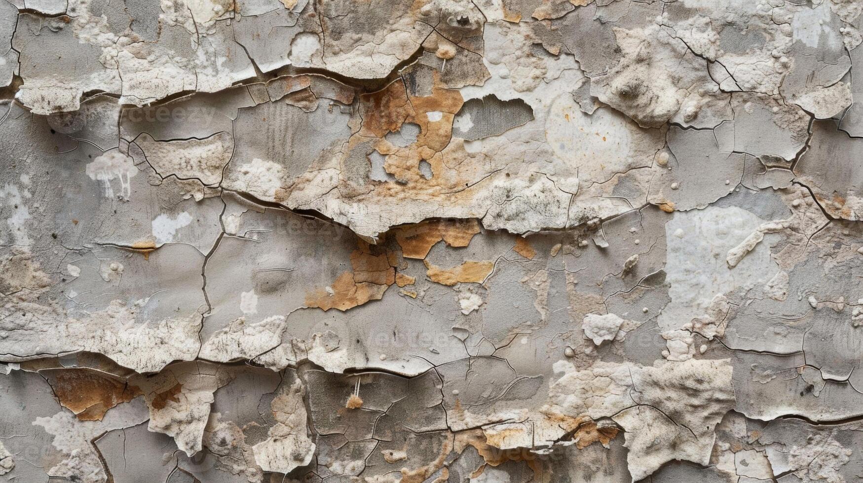 The rustic texture of aged fiberglass panels with peeling layers and a subtle roughness adding character to the surface photo