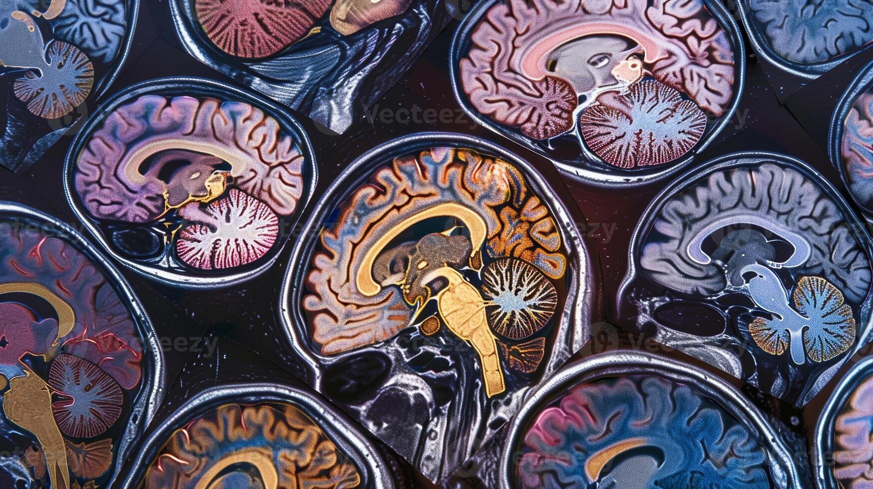 An image of a brain scan displaying different regions of the brain and highlighting the importance of each for overall brain health photo