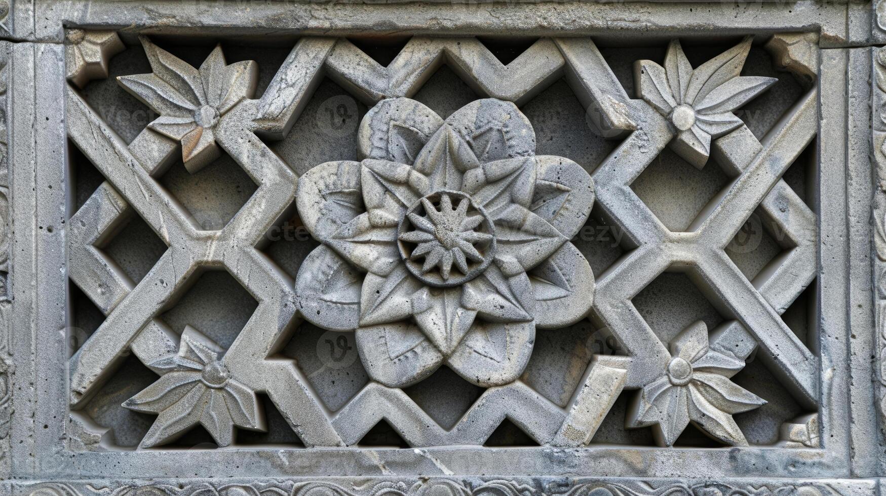 The intricate patterns and designs created by the masons showcase their craftsmanship and attention to detail photo
