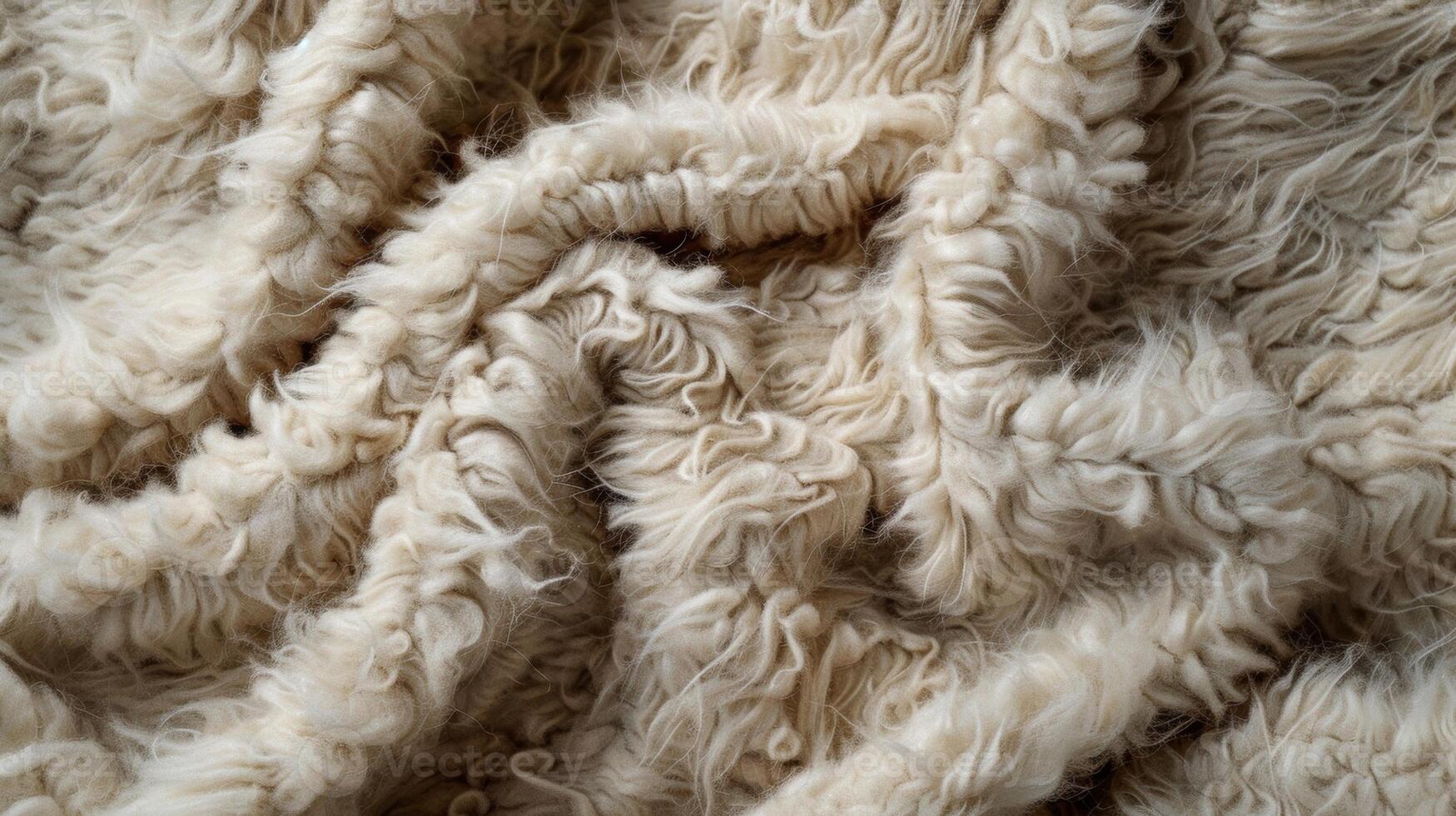 Fuzzy and uneven The surface of this wool texture appears to be uneven and slightly irregular with a fuzzy appearance that adds to its cozy and warm feel photo