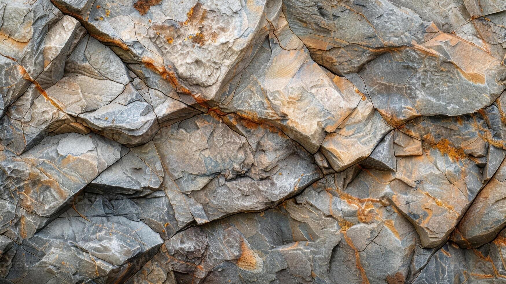 The jagged surface of this rock is a mosaic of rough and smooth textures creating a unique and fascinating pattern photo