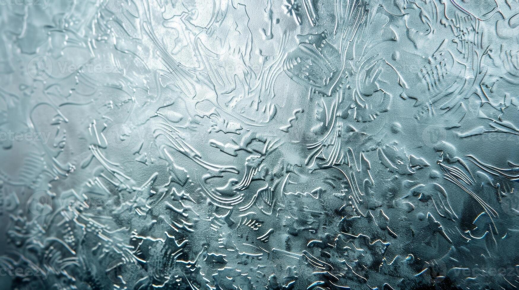 The texture of the frosted glass resembles a patchwork of stipples and grooves creating an illusion of depth and dimension photo
