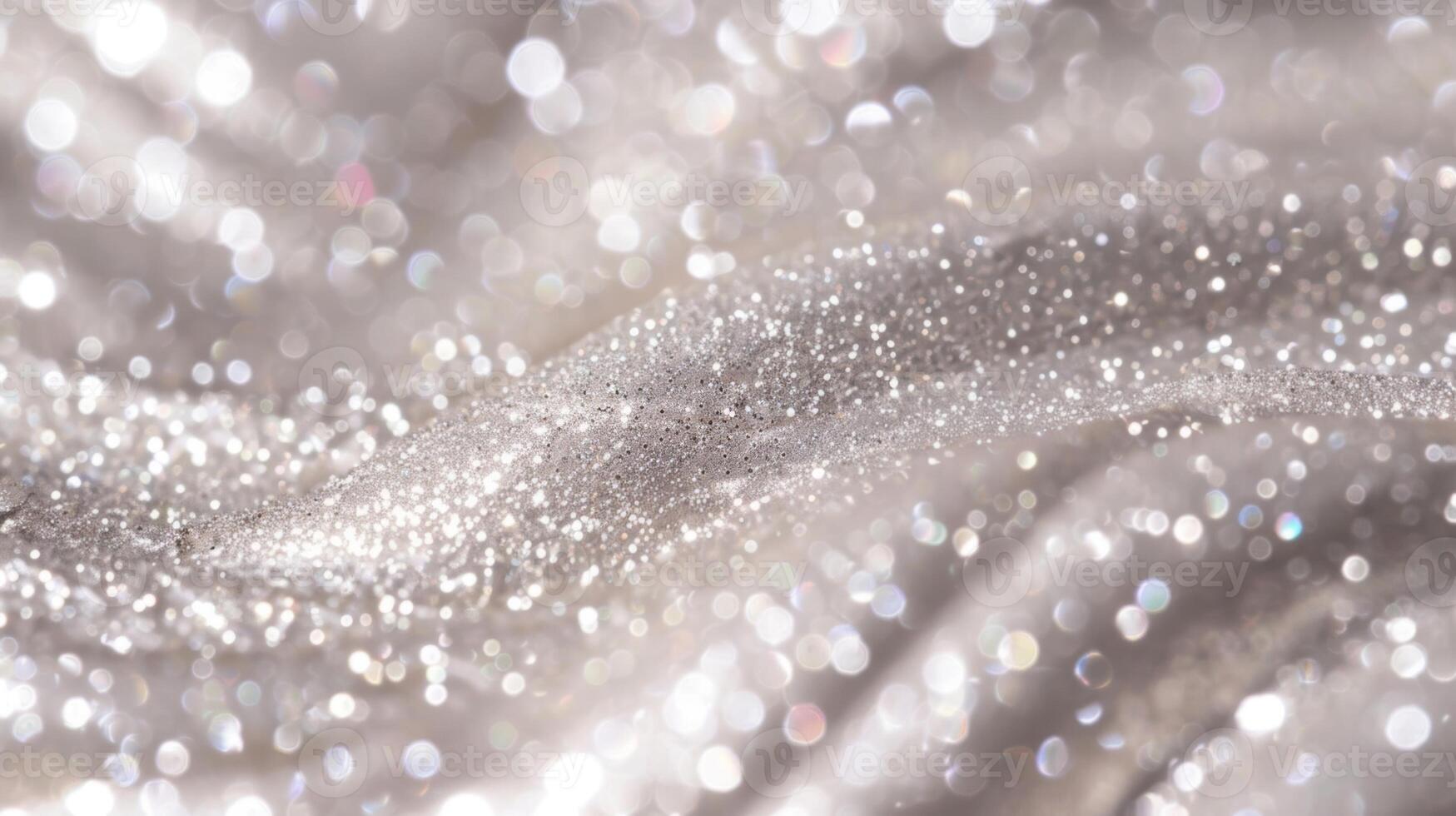 A dazzling silver highlighter with a smooth and creamy texture that glides effortlessly onto the skin leaving a trail of glittery particles behind photo