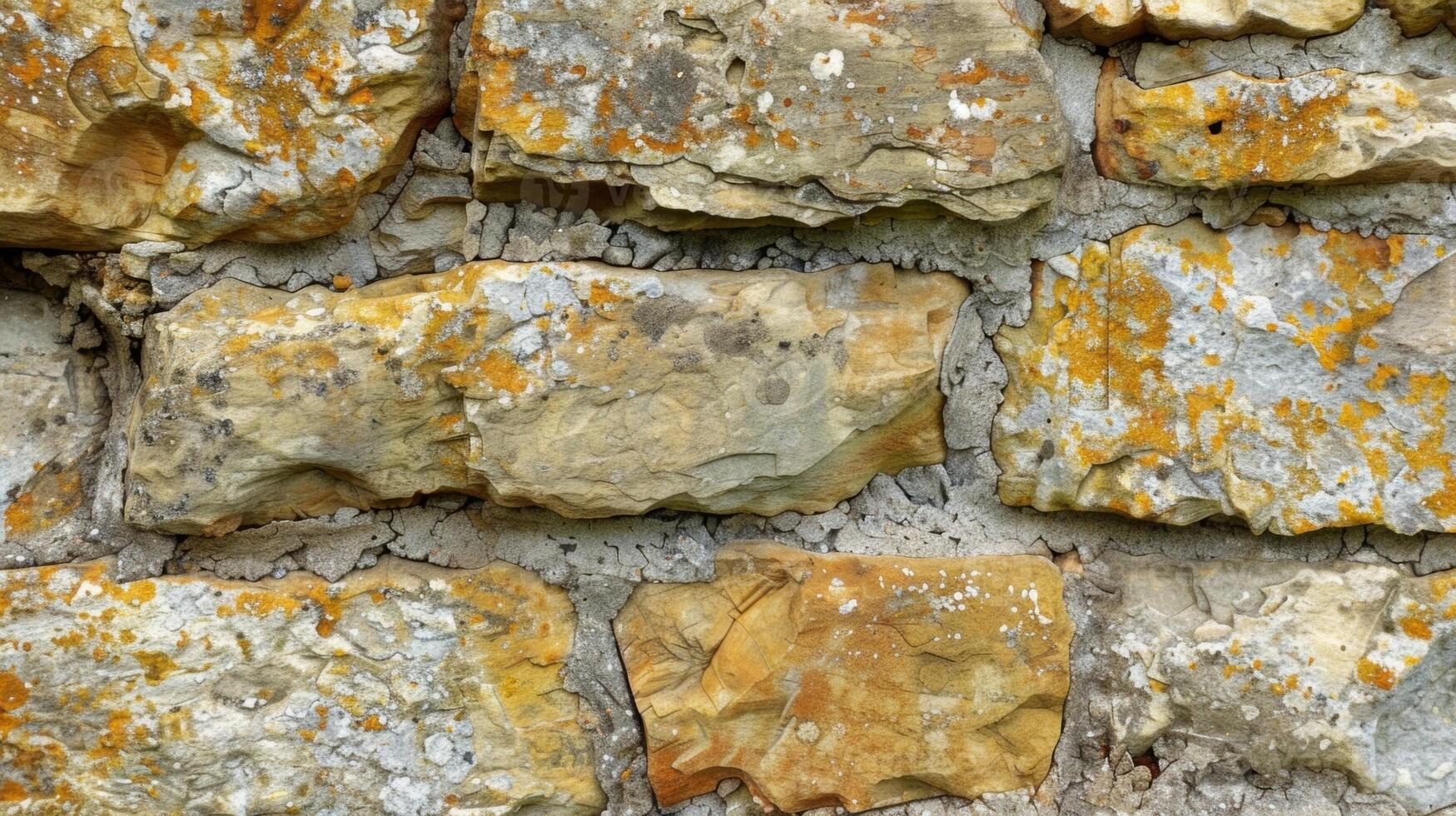 The contrast between rough and smooth textures on a weathered stone facade the result of a long history of weathering and erosion photo