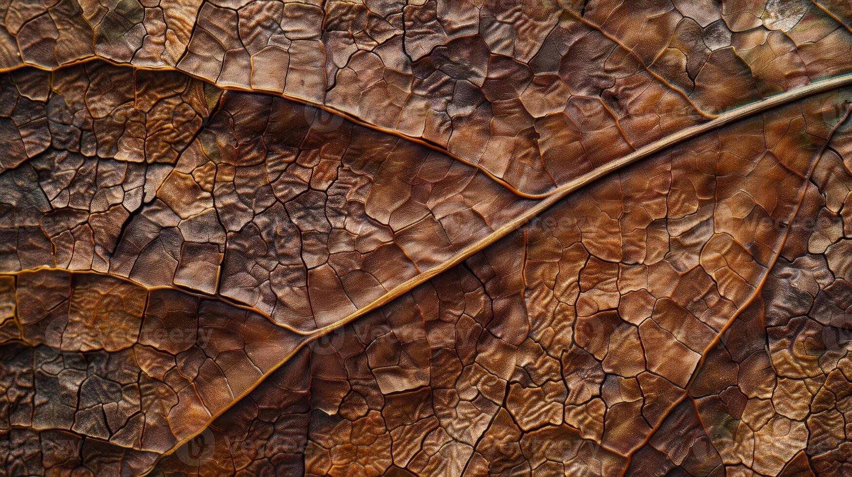 Smooth and waxy patches broken up by rough uneven ridges giving the cled leaf a unique texture under the fingertips photo