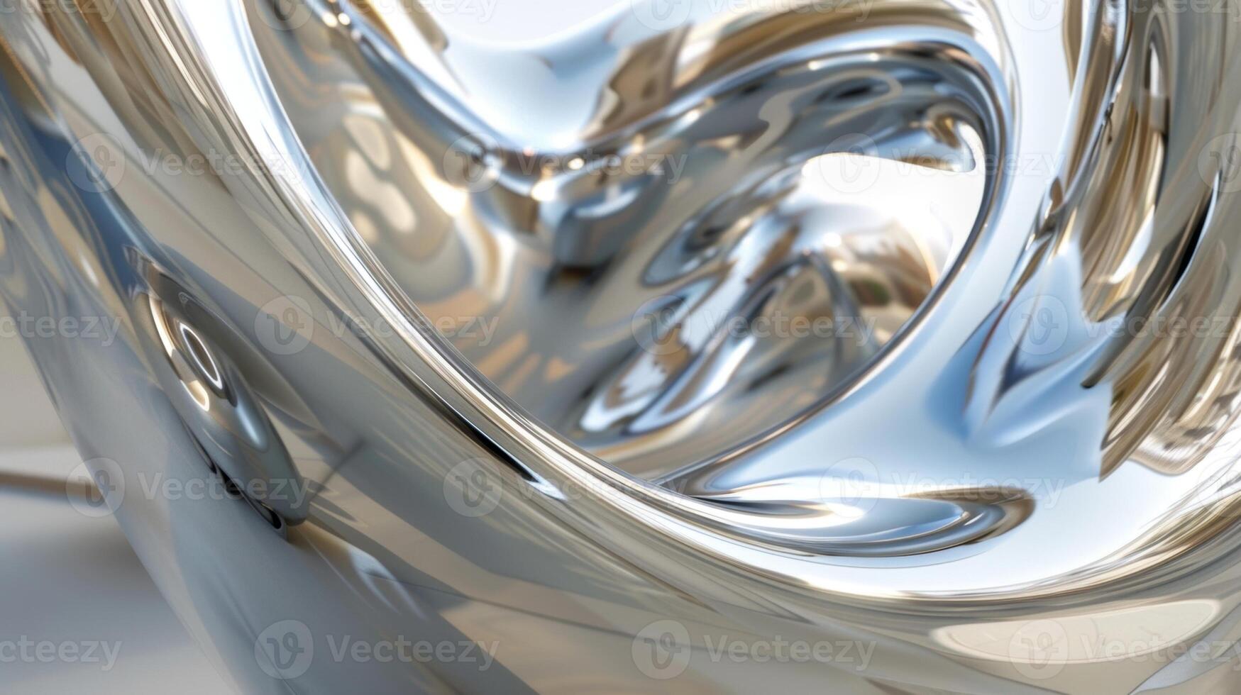 A reflective surface resembling a mirror and offering a distorted view of its surroundings photo