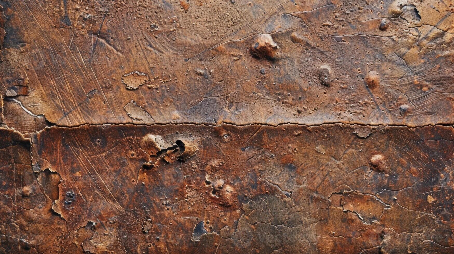 A rough and worn surface with faded markings and a slightly mottled appearance reminiscent of old welltraveled leather photo