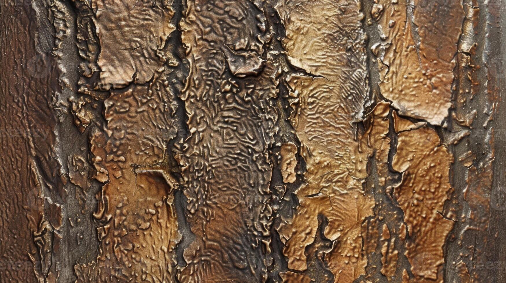 A grainy embossed paper in shades of brown resembling the texture of tree bark photo