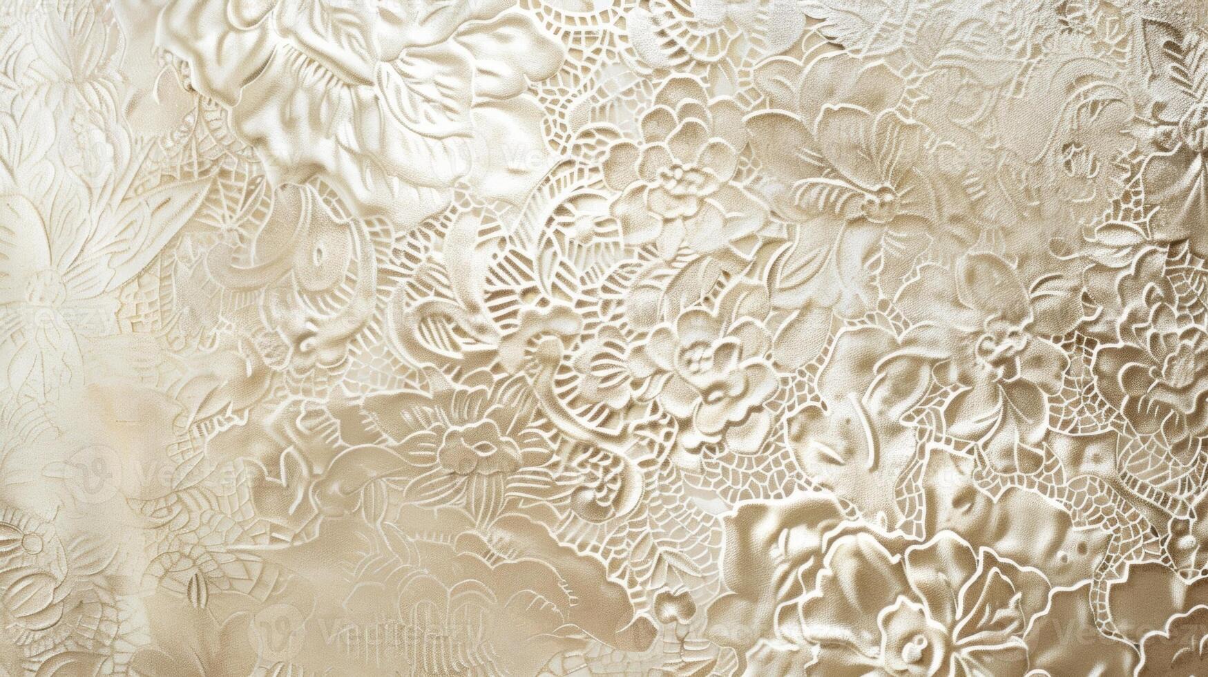 The sixth image presents a delicate and elegant embossed metal texture with a pattern resembling lace or filigree. The intricate details and delicate lines give the metal a sense o photo