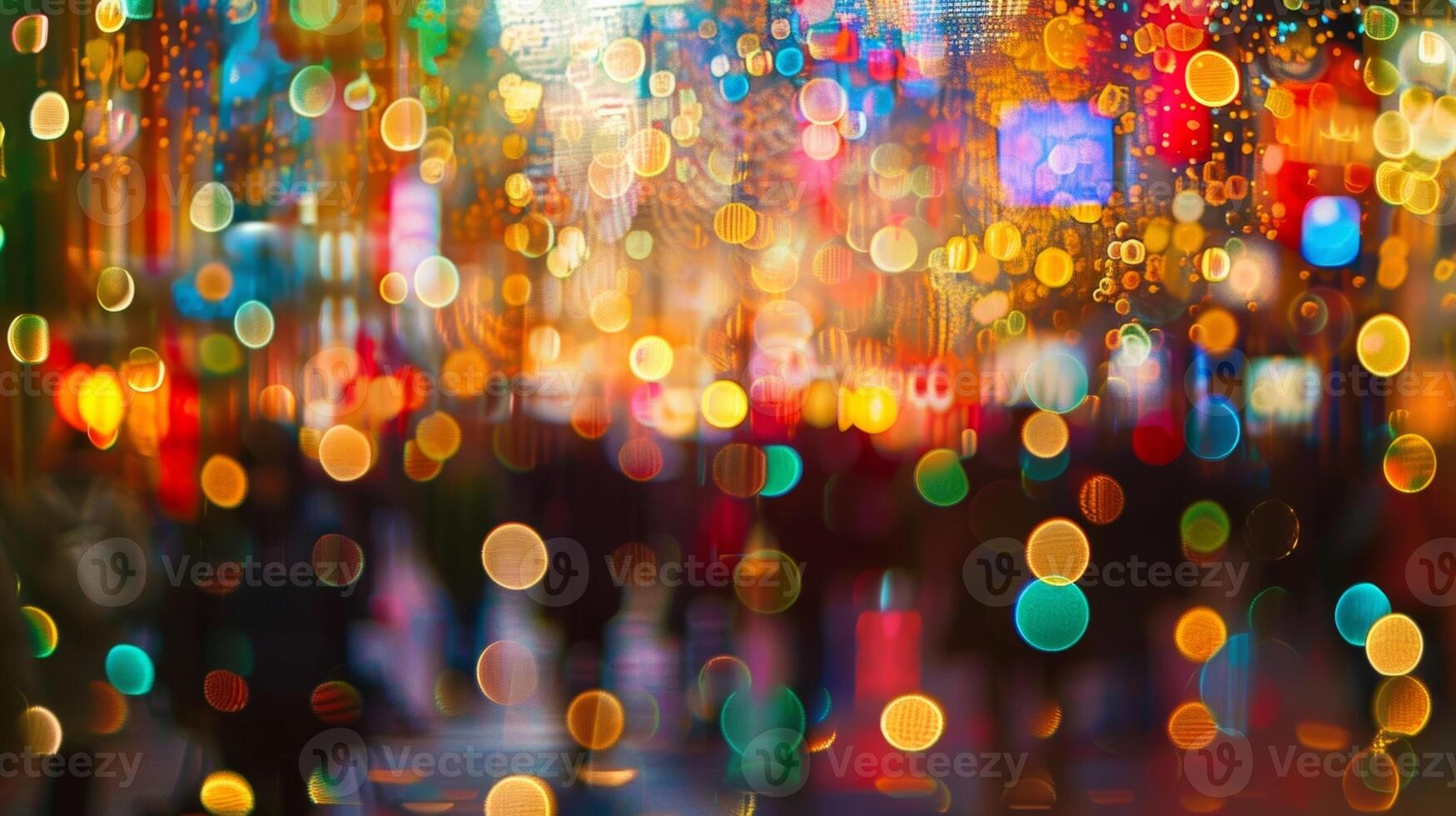 The blur of movement and lights creates a sense of euphoria and chaos all at once photo