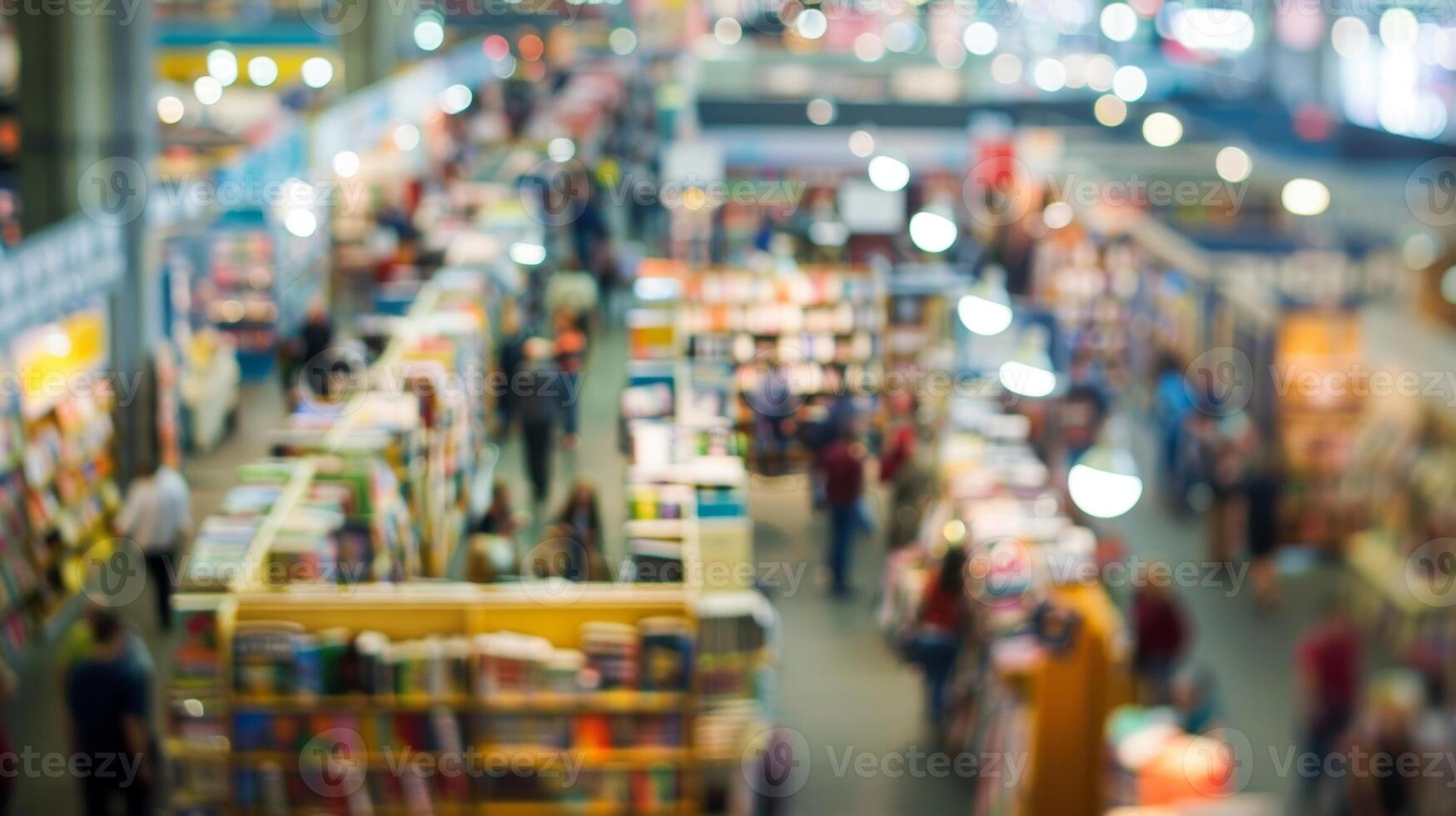A hazy view of the fair a haven for bookworms seeking their next literary adventure photo