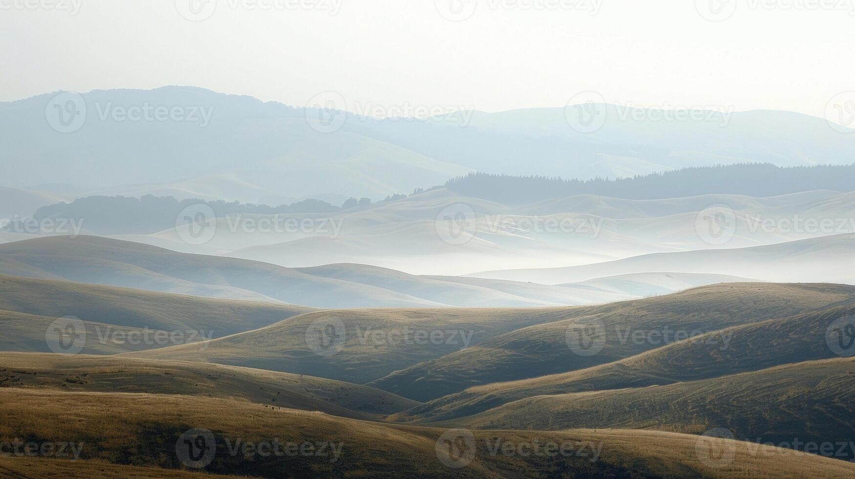 The horizon shimmers and dances with hazy layers transforming the