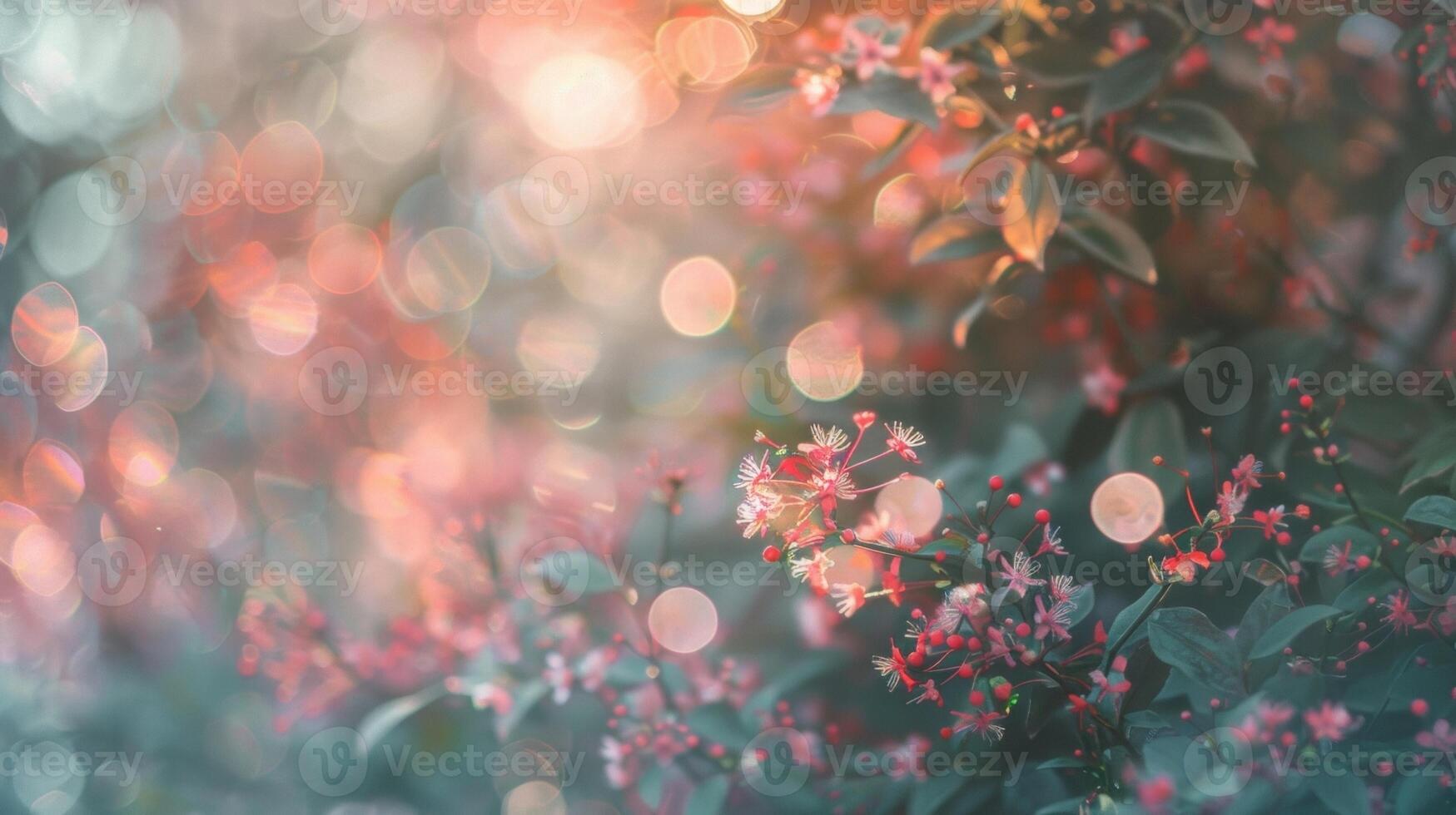 The defocused background showcases a mesmerizing medley of muted colors seamlessly intertwining to form a hazy and mystical atmosphere. With hints of ethereal shades the image transports photo