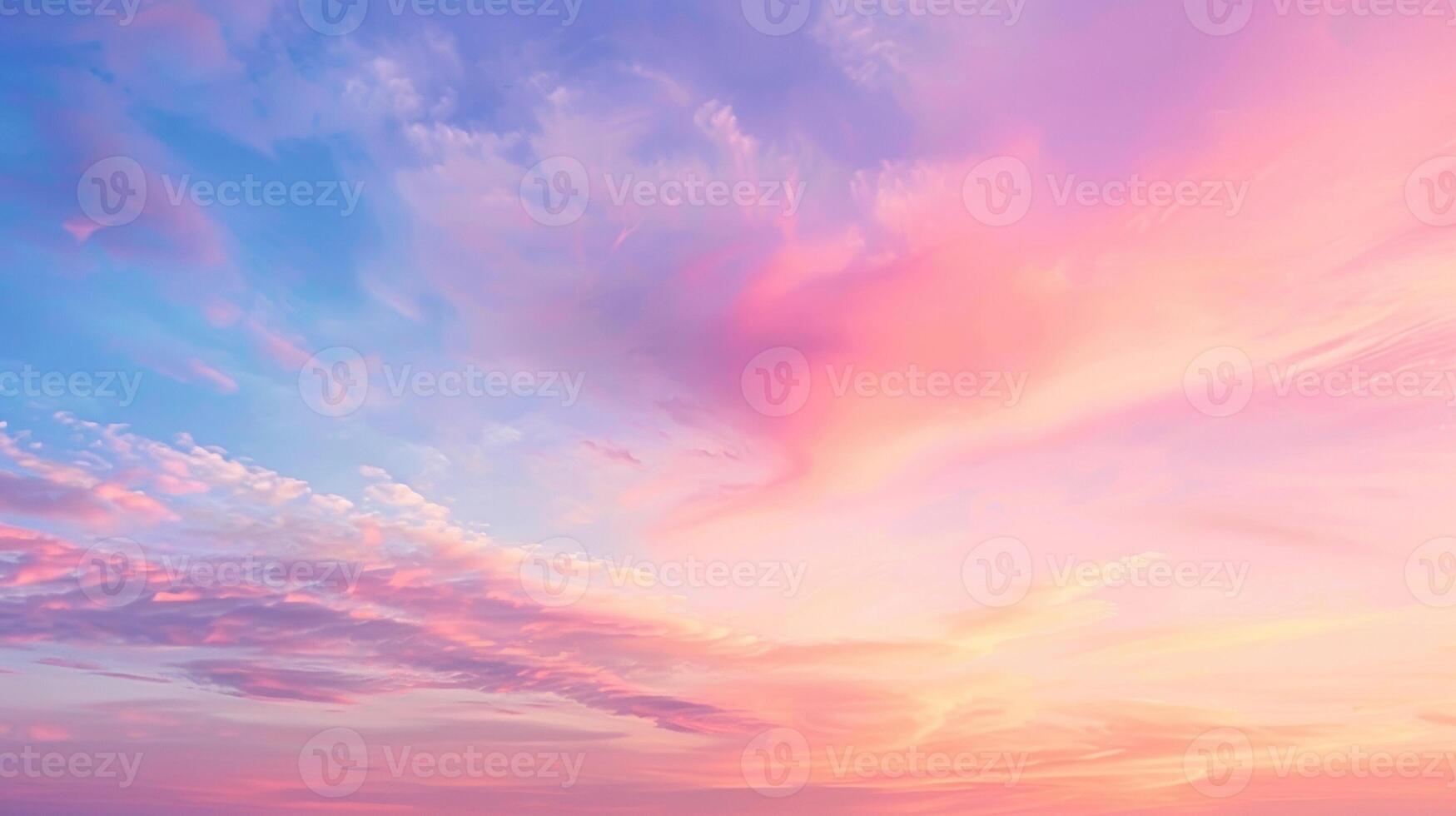 With a soft blur of vibrant pastel colors the sky resembles a celestial watercolor painting as if the angels themselves have brushed soft strokes of ethereal beauty over the horizon photo
