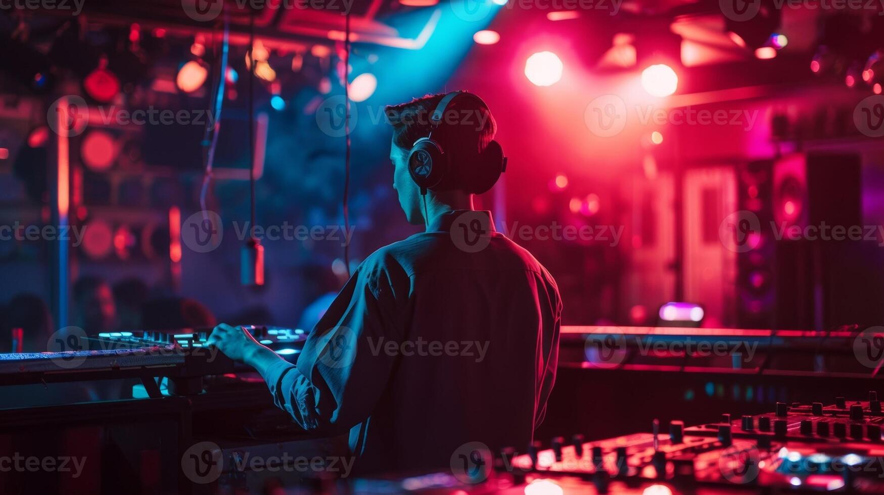 A lively atmosphere as the DJ shares curated playlists to match the energy of the night photo