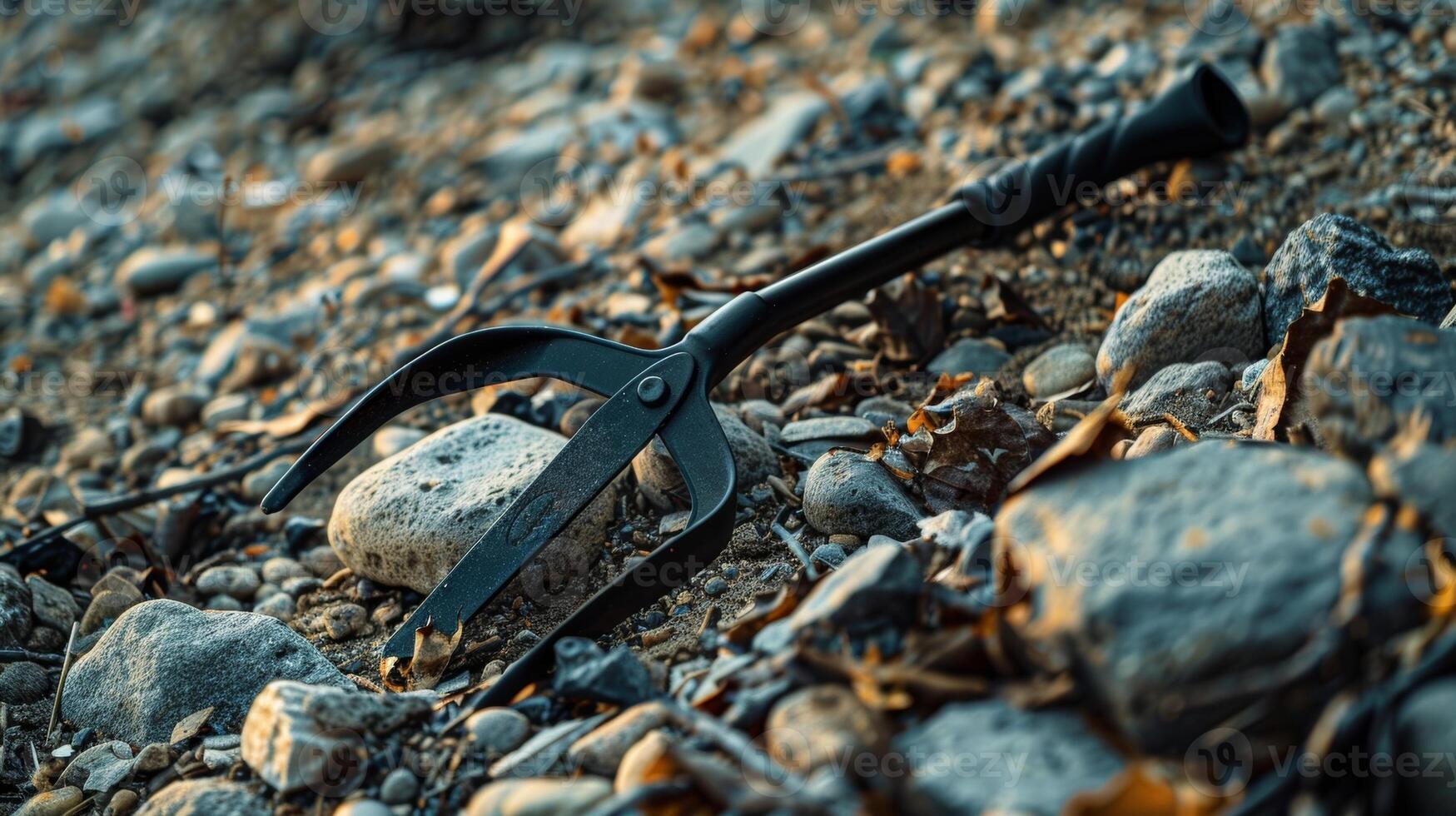 An allpurpose grabber tool to easily pick up trash without bending over photo