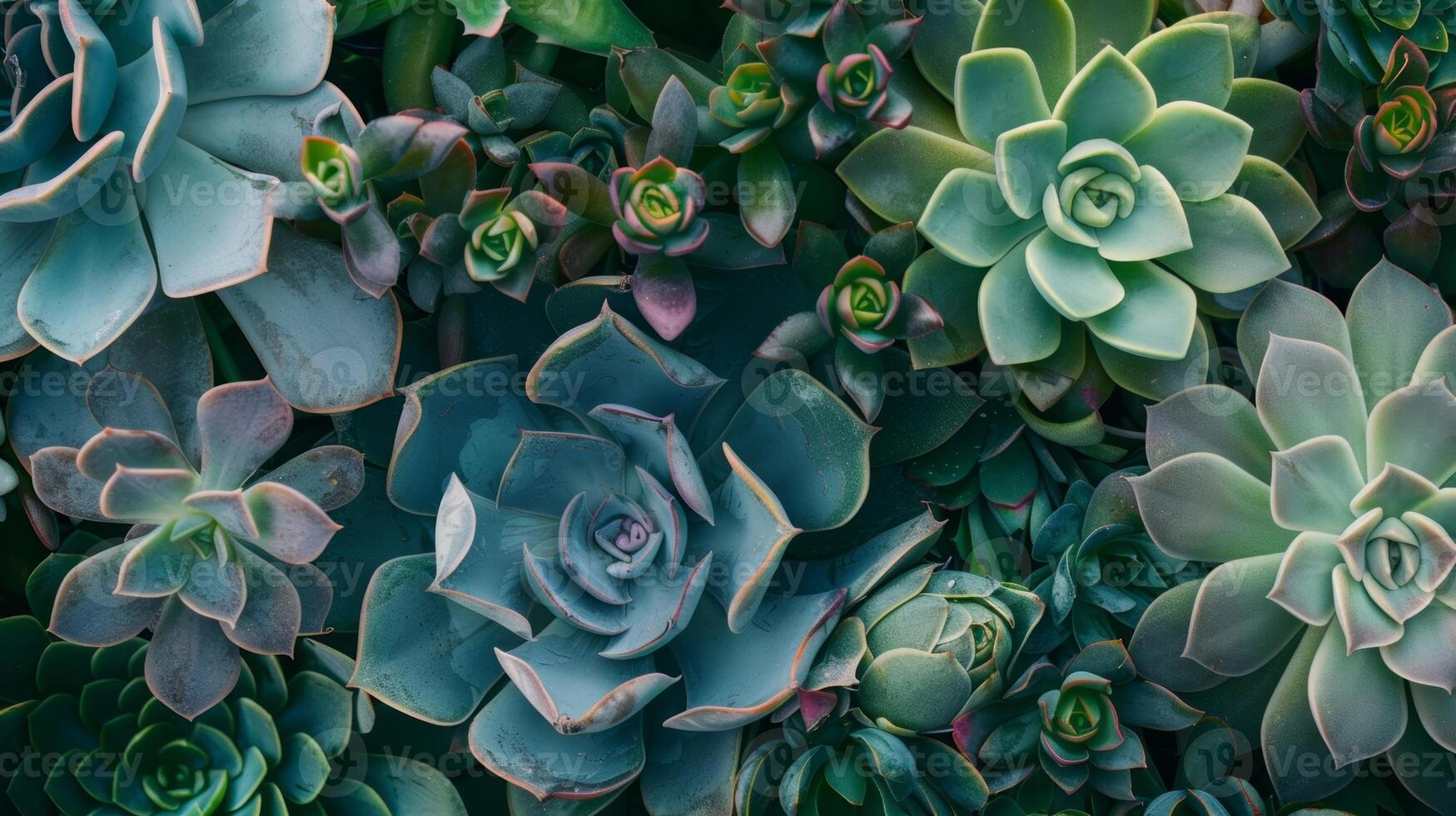A series of prints depicting different types of succulents their unique shapes and patterns captured in stunning detail photo