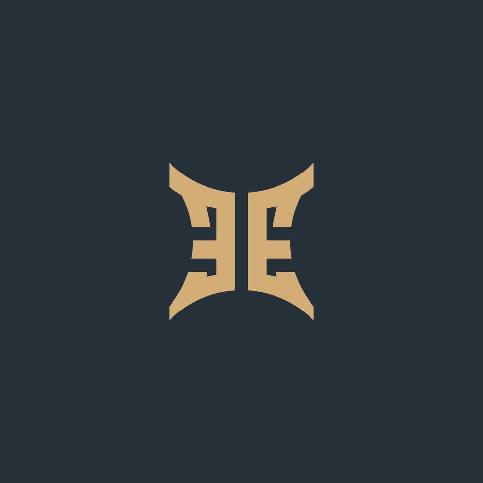EE Monogram Logo vector