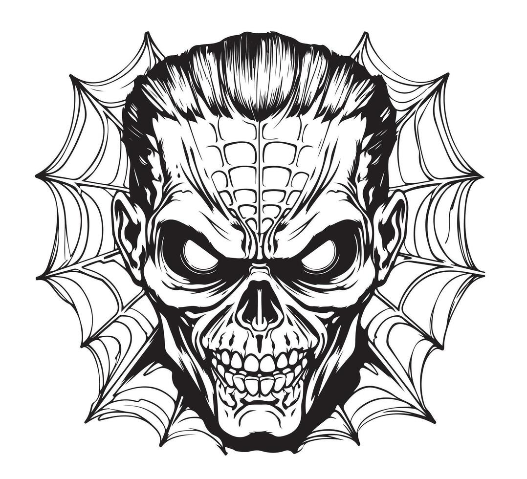 Halloween Character Art Zombie vector