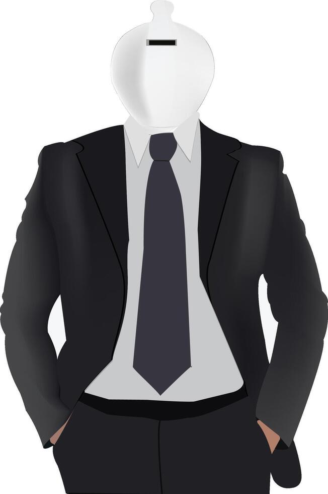 manager with piggy bank manager with piggy bank vector